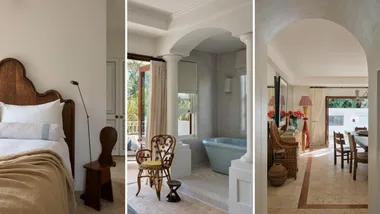 Raes on Wategos, a luxury hotel located in Byron Bay with a pool, luxury bedrooms and freestanding tub