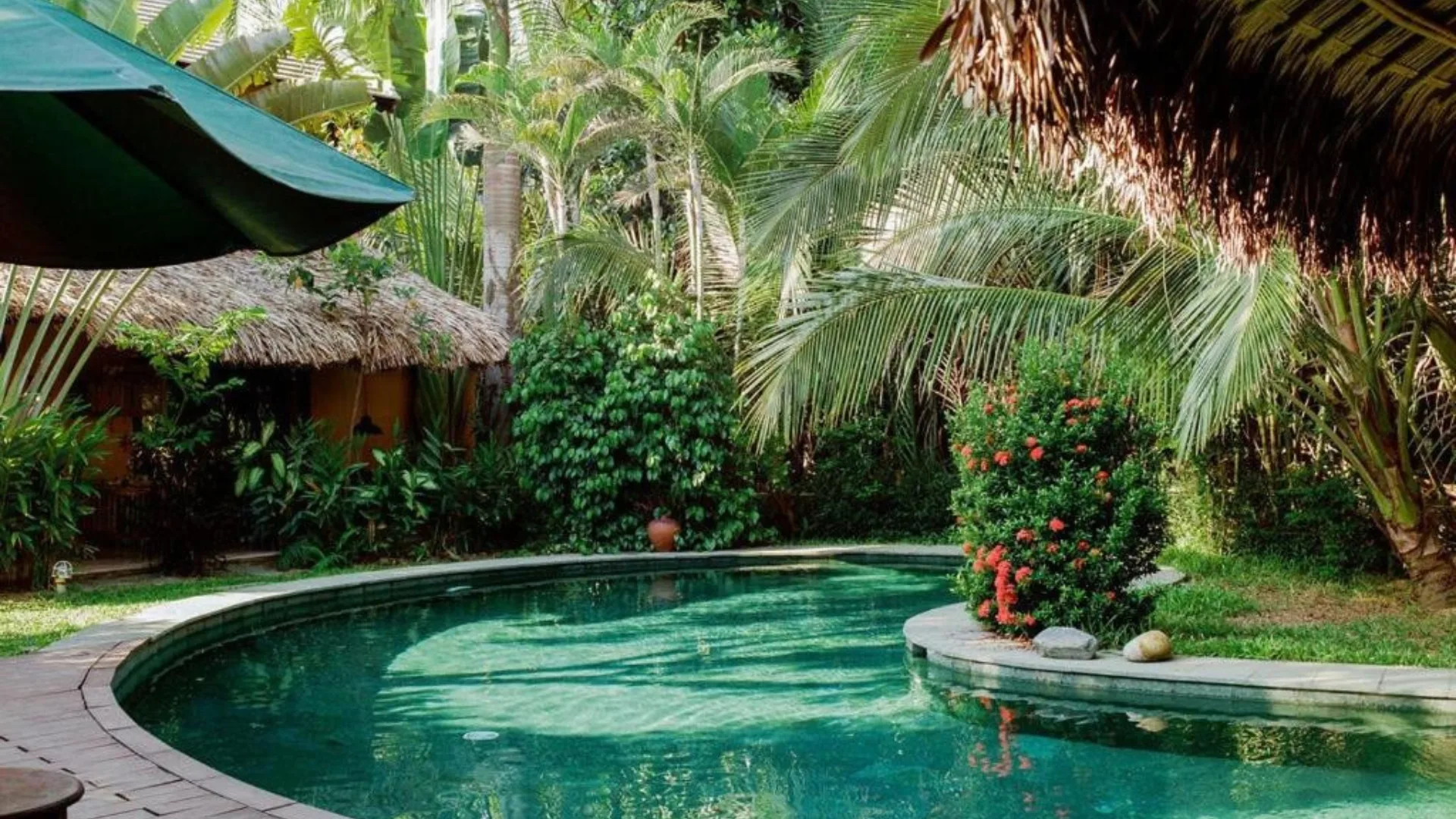 The idyllic pool and setting at An Villa