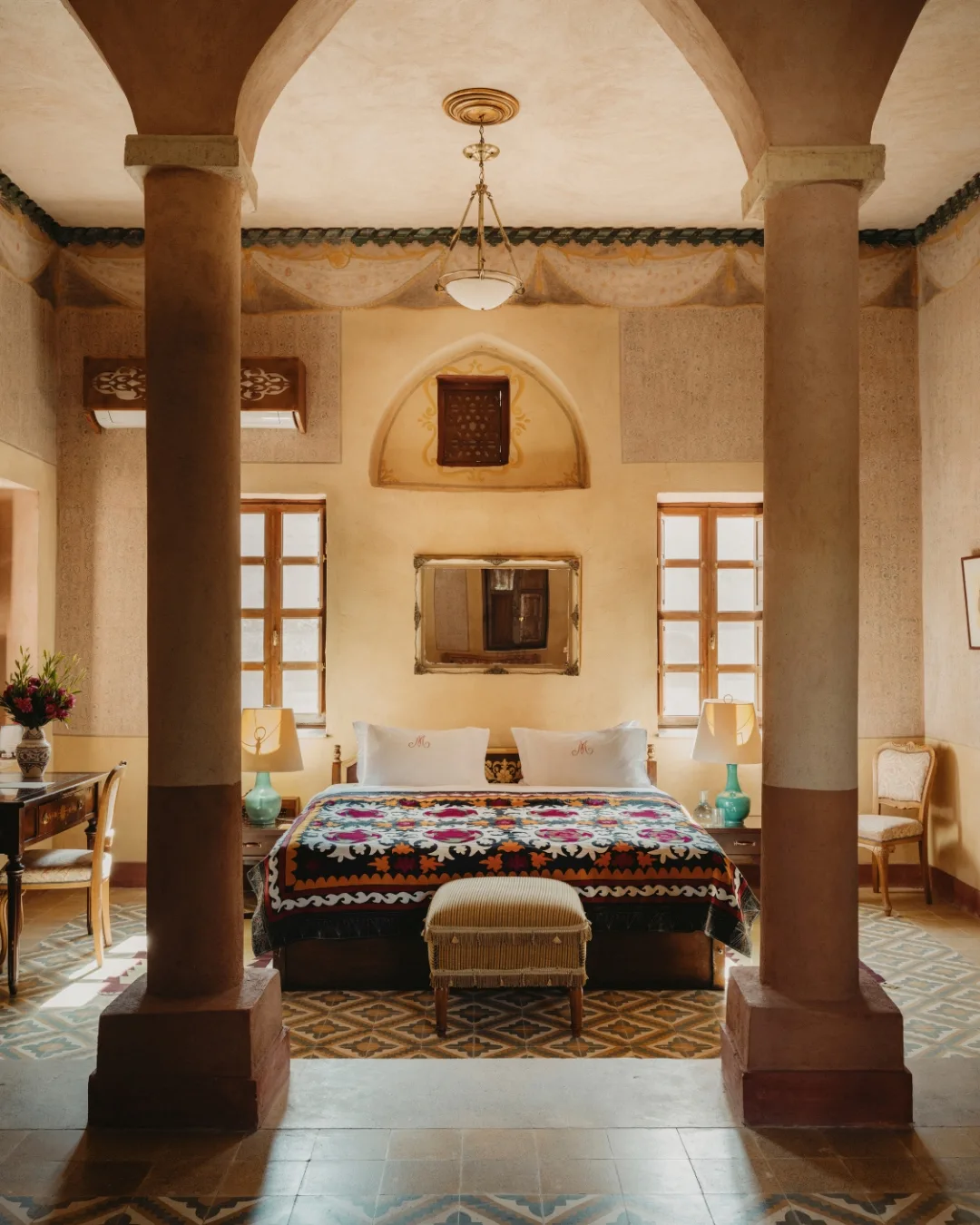 The Deluxe Room at Al Moudira Luxor. 
