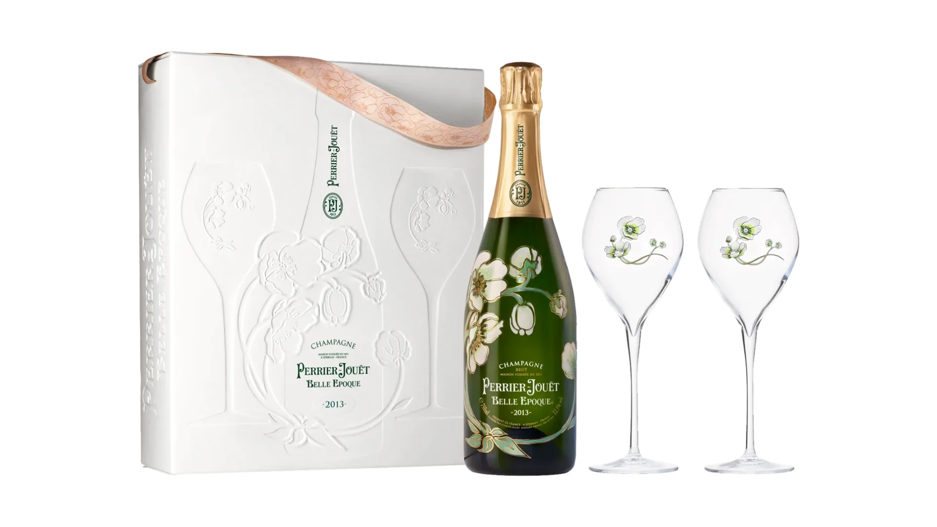 Perrier-Jouët Belle Epoque 2 X Flute Gift Pack