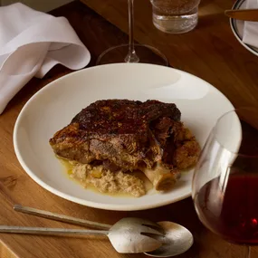 Bistro Livi’s slow-cooked lamb shoulder in milk