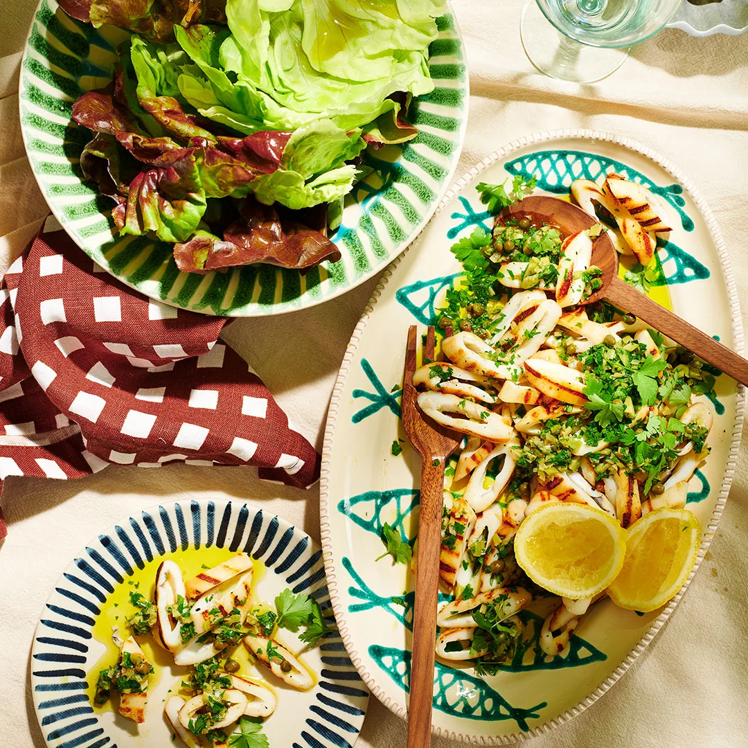 Trisha Greentree's grilled calamari
