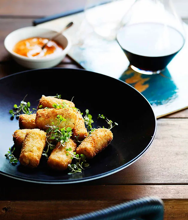 Stokehouse: Yabby croquettes with romesco