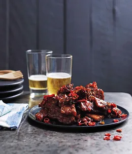 Hot spicy fried tempeh sambal (Sambal goreng tempe)