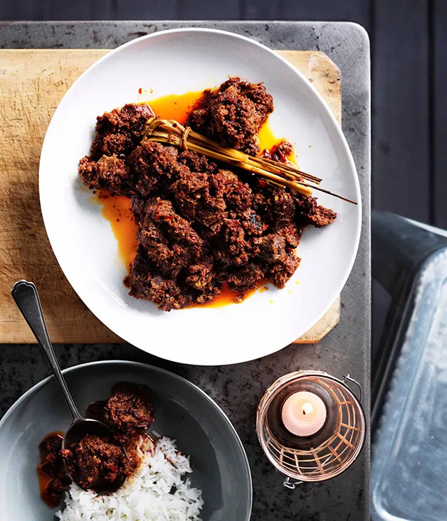 Beef rendang