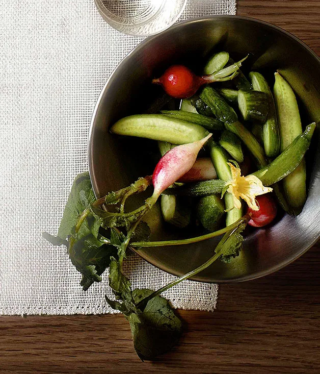 Andrew McConnell: Cucumber and sesame