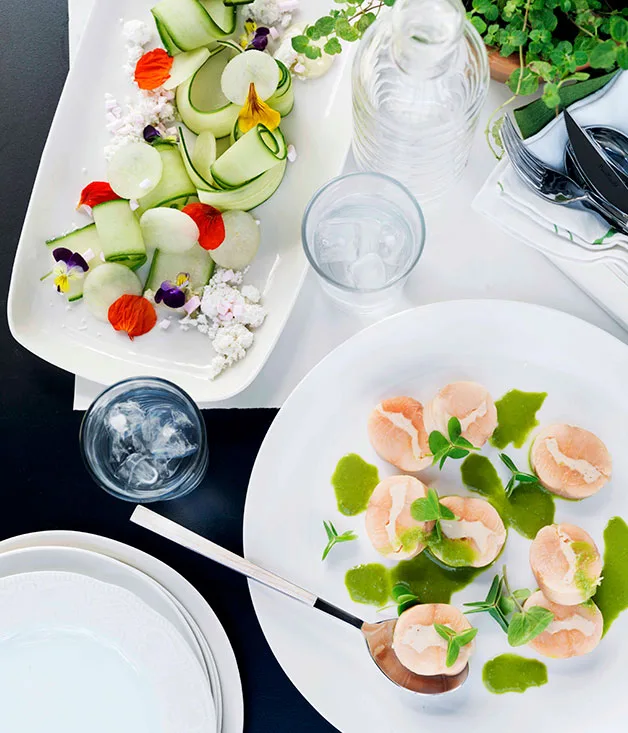 Shannon Bennett: Cucumber, pear, flowers and musk