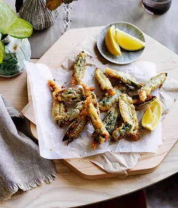 Anchovy and sage fritters