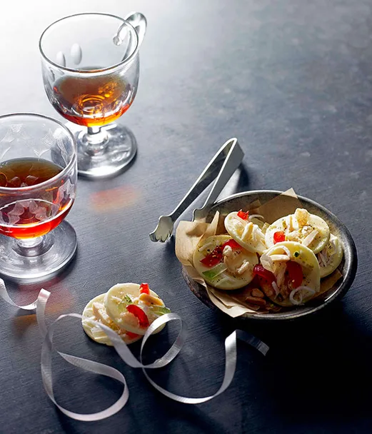 Philippa Sibley: White Christmas mendiants