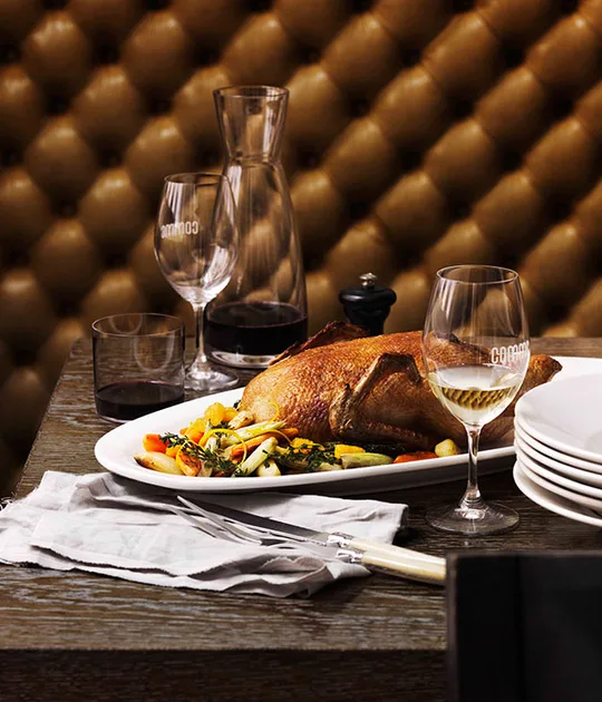 Whole Roast Duck With Winter Vegetables Recipe