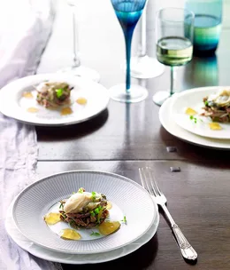 Tony Bilson: Petite salade of oxtail and Sydney rock oyster