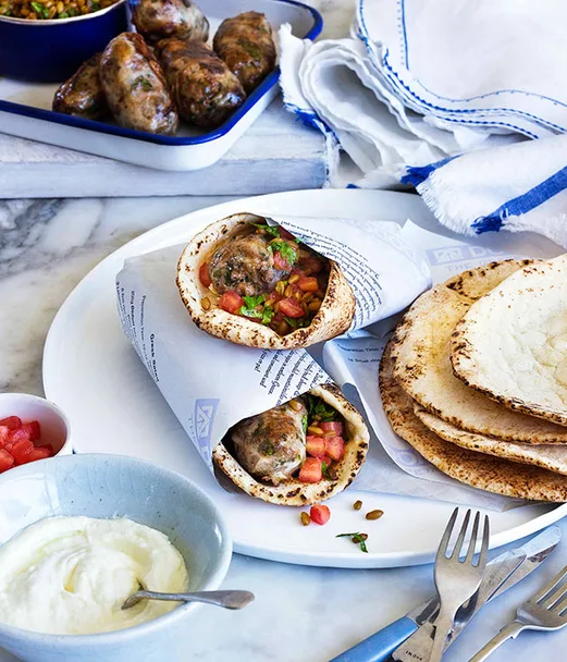 George Calombaris: Sheftalies (Cypriot souvlaki)