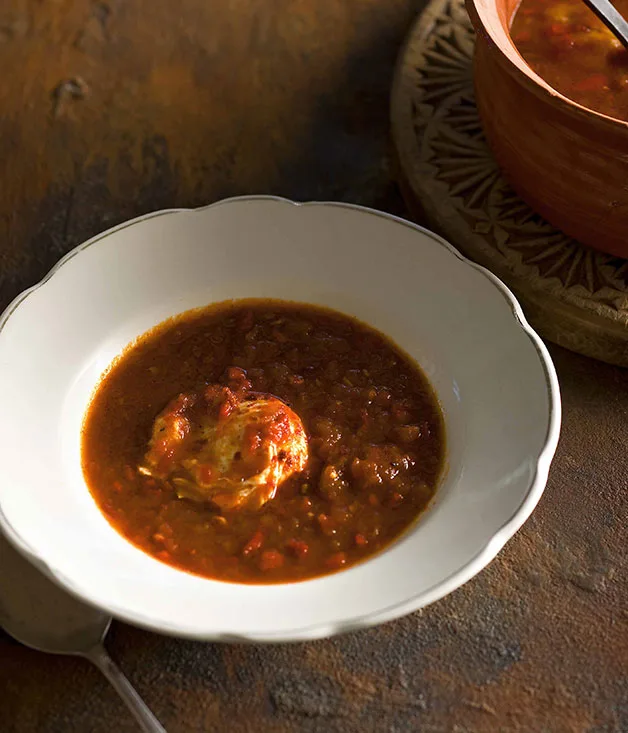 Frank Camorra: Sopa de tomate al comino (Tomato and cumin soup)