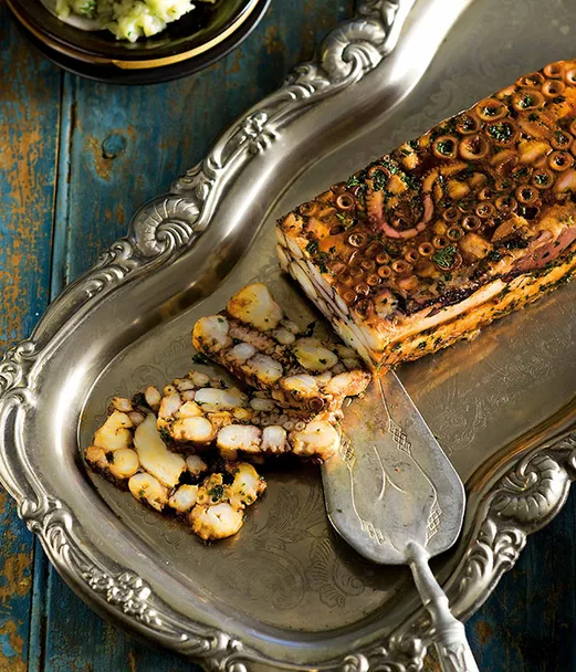 Frank Camorra: Terrina de pulpo (Octopus terrine)