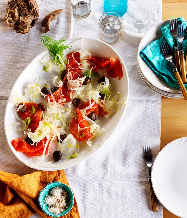 Mark Best: Cured ocean trout with fennel and chestnuts