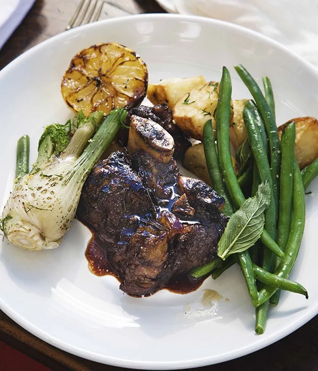 James Hird and Todd Garratt: Buzo’s rosticciana (braised beef short ribs, vincotto and rosemary)