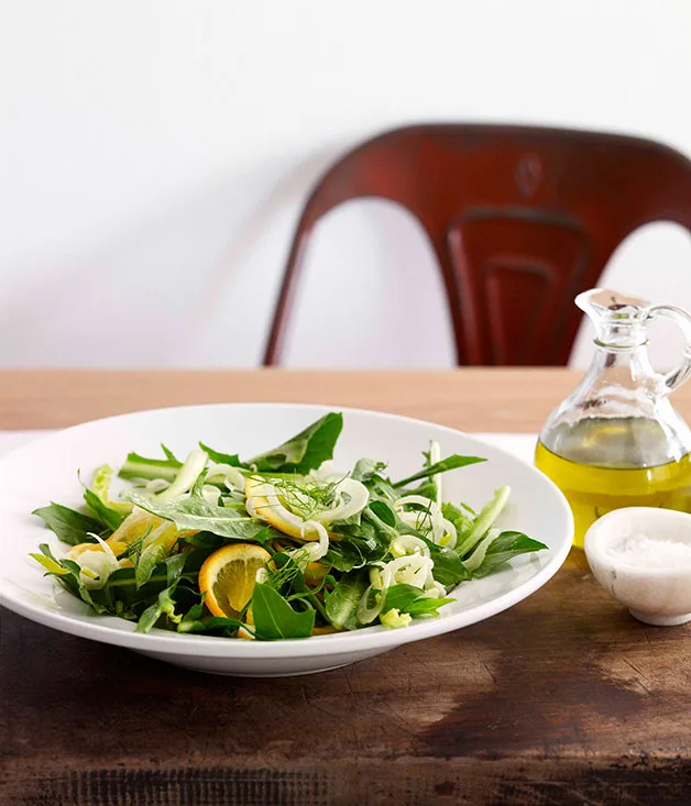 Eugenio Maiale: Insalata di cicoria, finocchio e arancia (chicory, fennel and orange salad)