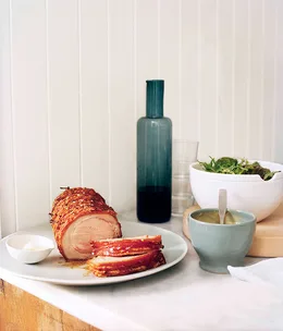 Roast loin of Wessex saddleback