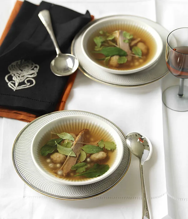 Golden broth