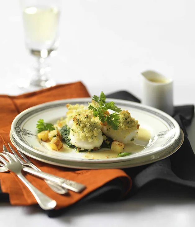Scallops Rockefeller