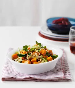 Butternut pumpkin, hazelnut and blood orange salad
