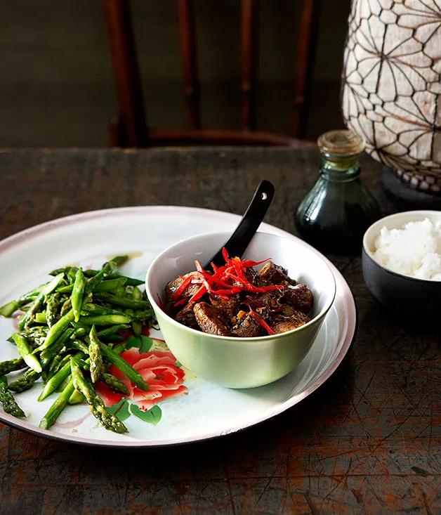 Beef fillet with black pepper sauce