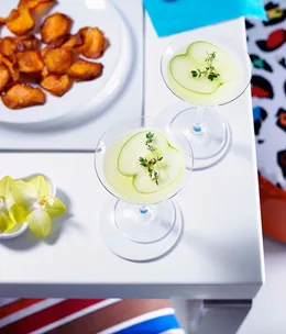 Vanilla, Apple and Thyme Martinis