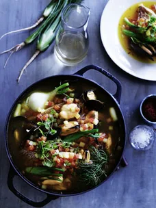 French-inspired fish soup