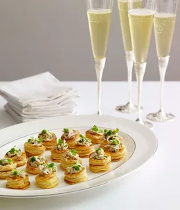 Champagne chicken vol-au-vents