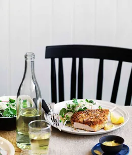 Cotoletta of free-range pork with Italian coleslaw