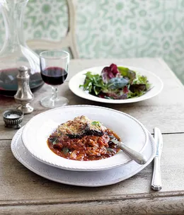 Maiale con melanzane (pork with eggplant)