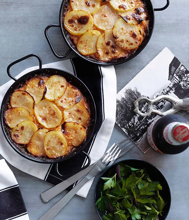 Baked salt cod