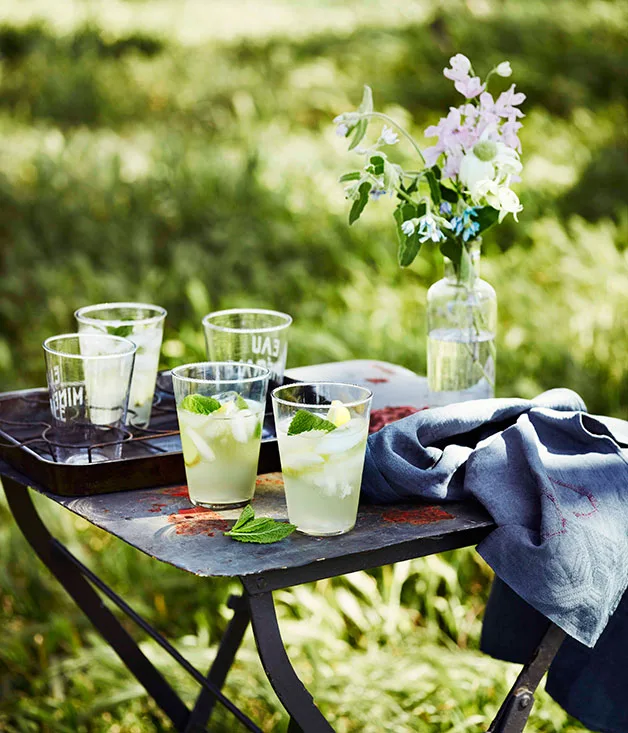 Ginger beer with lime