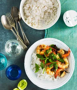 Dry prawn curry