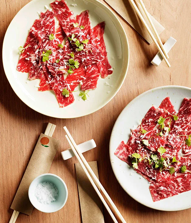 Wagyu with horseradish