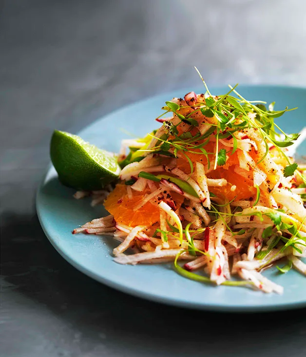Ensalada de jicama