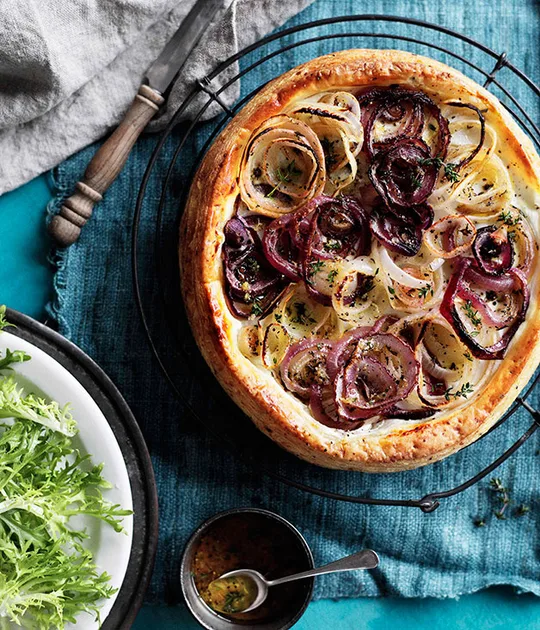 Roast onion tart | Gourmet Traveller