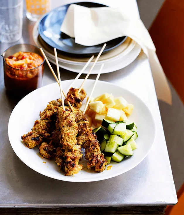 Nonya pork satay