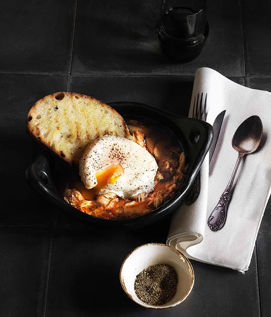 Sopa de ajo (Garlic soup) | Gourmet Traveller