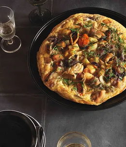 Mussel, potato and fennel tortilla