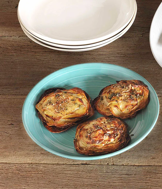 Potato stacks