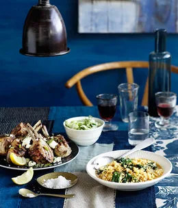 Chopped cucumber salad