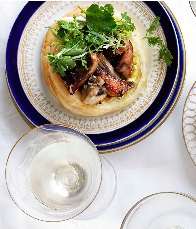 Mushroom galette