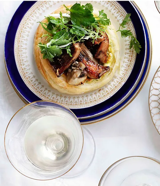 Mushroom galette | Gourmet Traveller