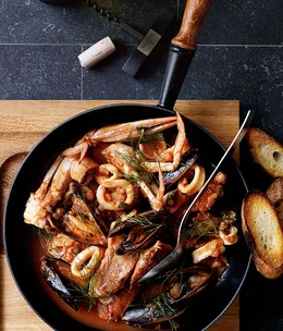 Livornese seafood stew