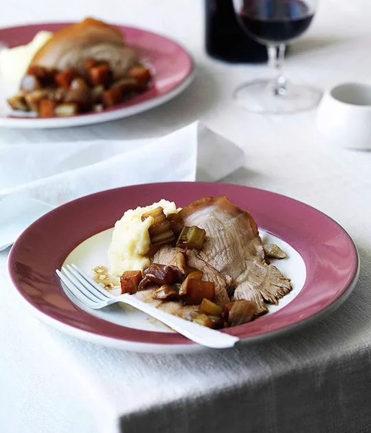 Pork shoulder braised in beer | Gourmet Traveller