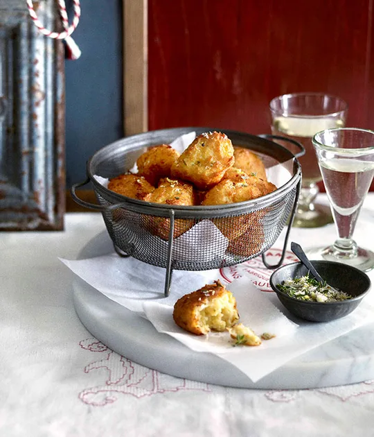 Gruyère, parsnip and thyme beignets | Gourmet Traveller