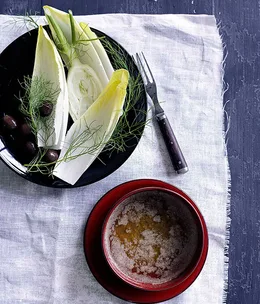 Bagna càuda with witlof and fennel