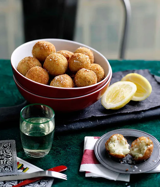 Fennel and Fontina arancini | Gourmet Traveller