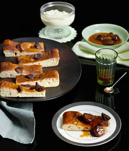 Honeyed chestnut schiacciata